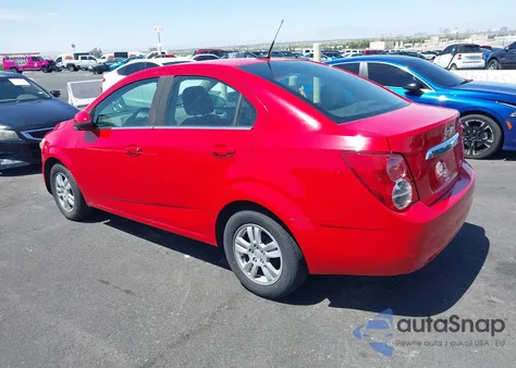 2013 Chevrolet Sonic Lt Auto из США, поврежденный, VIN 1G1JC5SH4D4229798